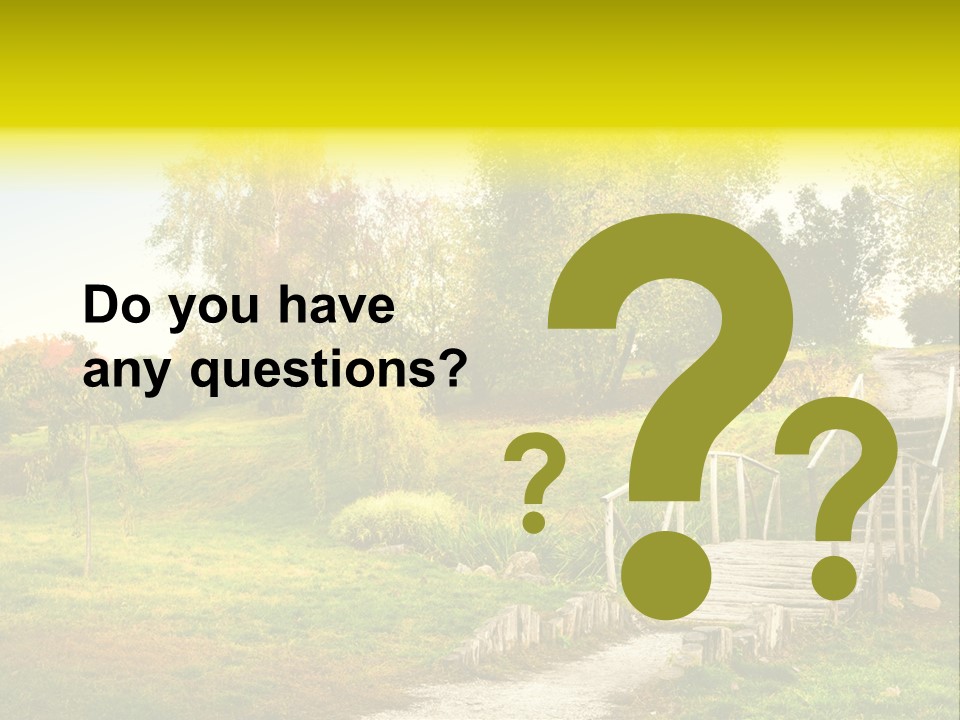 Environment Scene Forest PowerPoint Template