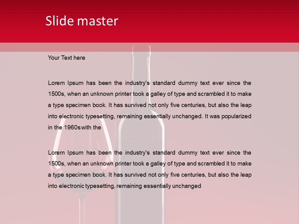 Unlabeled Dark Objects PowerPoint Template