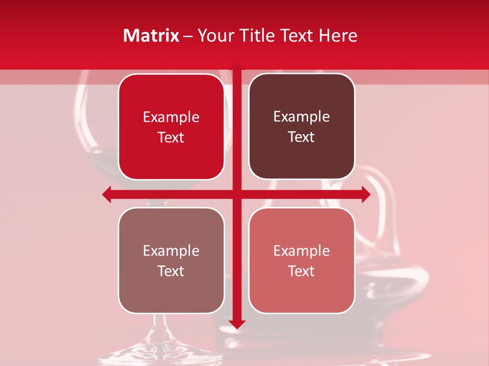 Standing Bottle Contrast PowerPoint Template