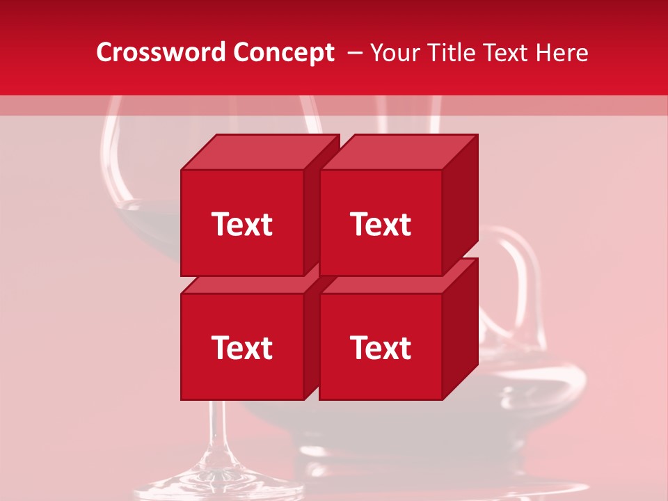 Standing Bottle Contrast PowerPoint Template