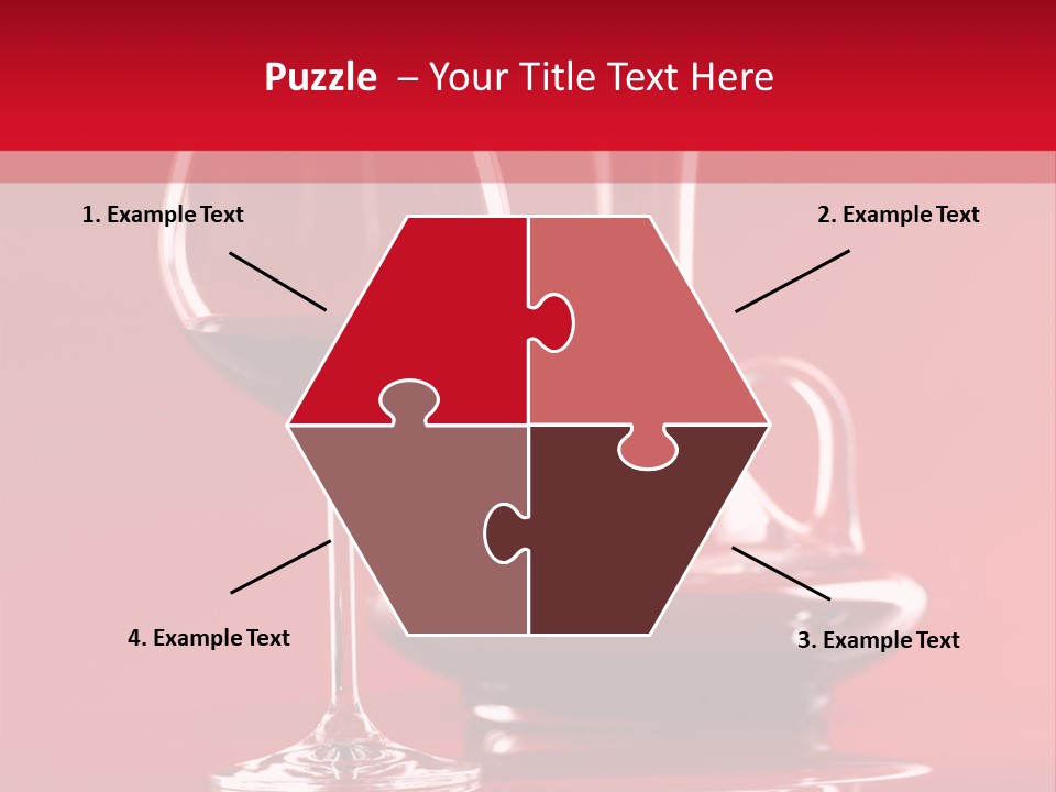 Standing Bottle Contrast PowerPoint Template