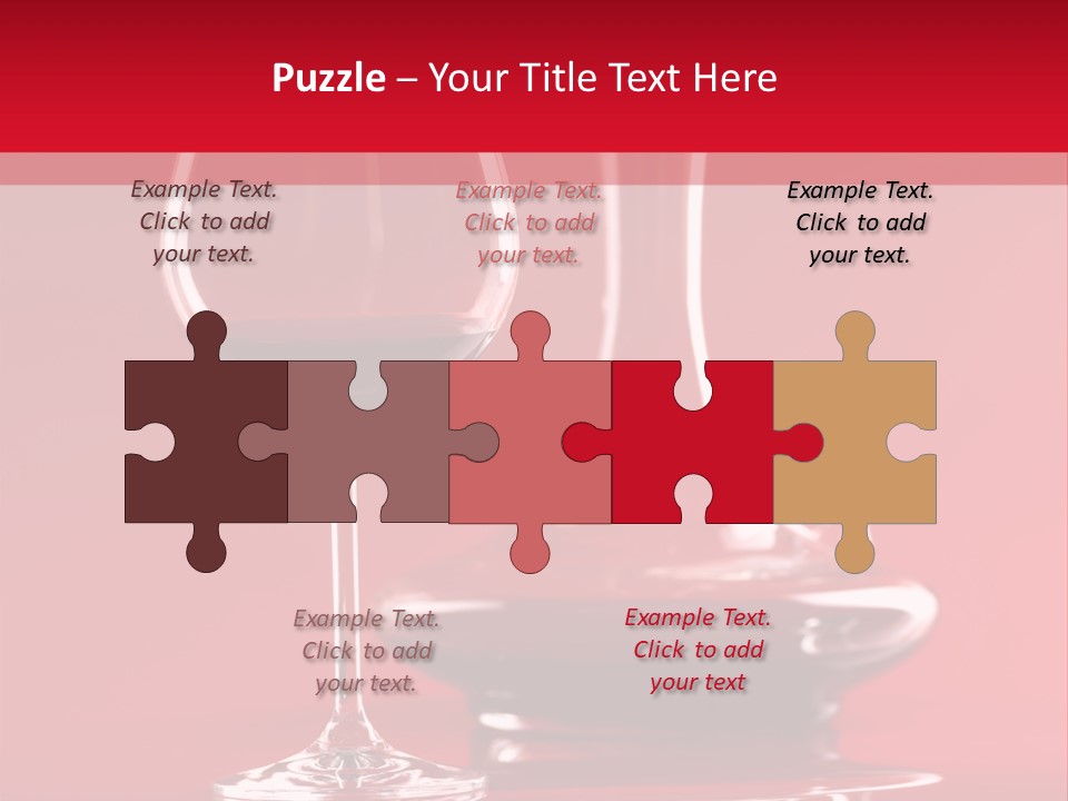 Standing Bottle Contrast PowerPoint Template