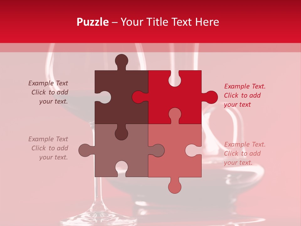 Standing Bottle Contrast PowerPoint Template