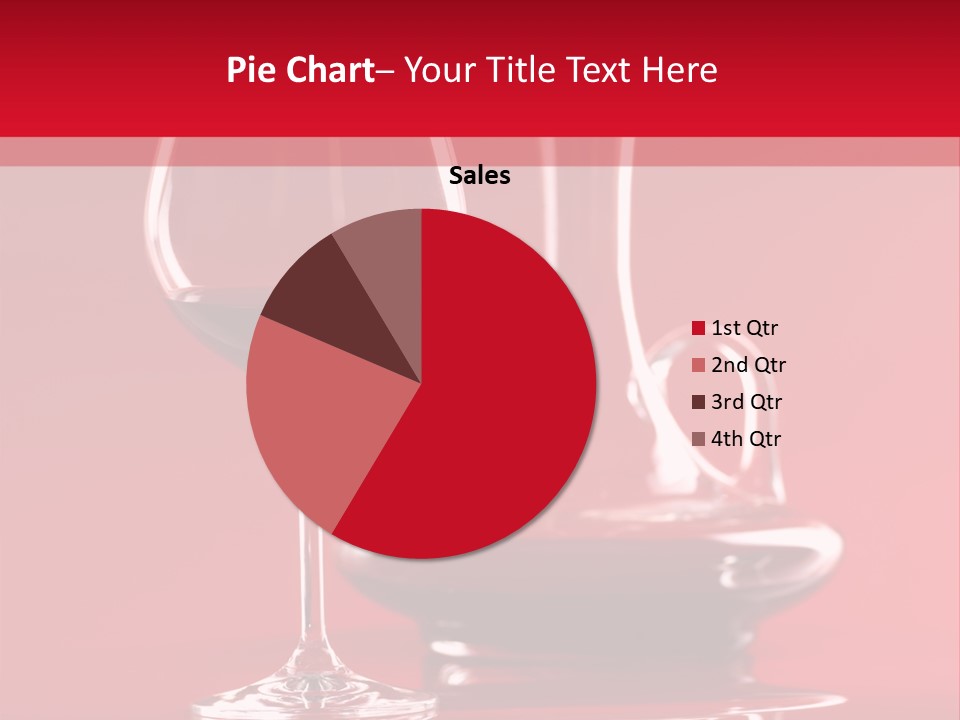 Standing Bottle Contrast PowerPoint Template