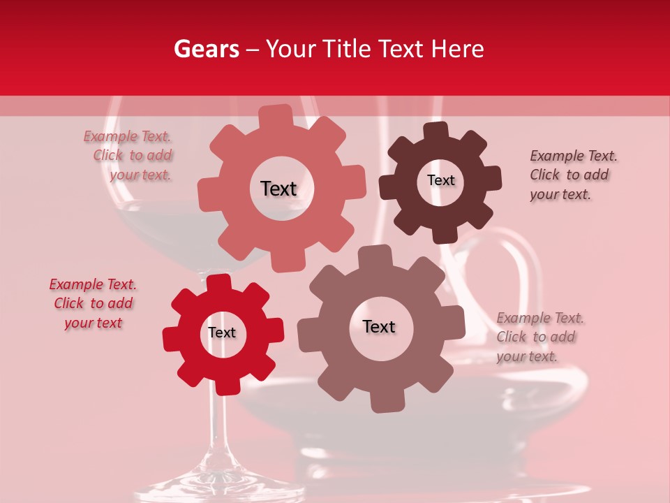 Standing Bottle Contrast PowerPoint Template