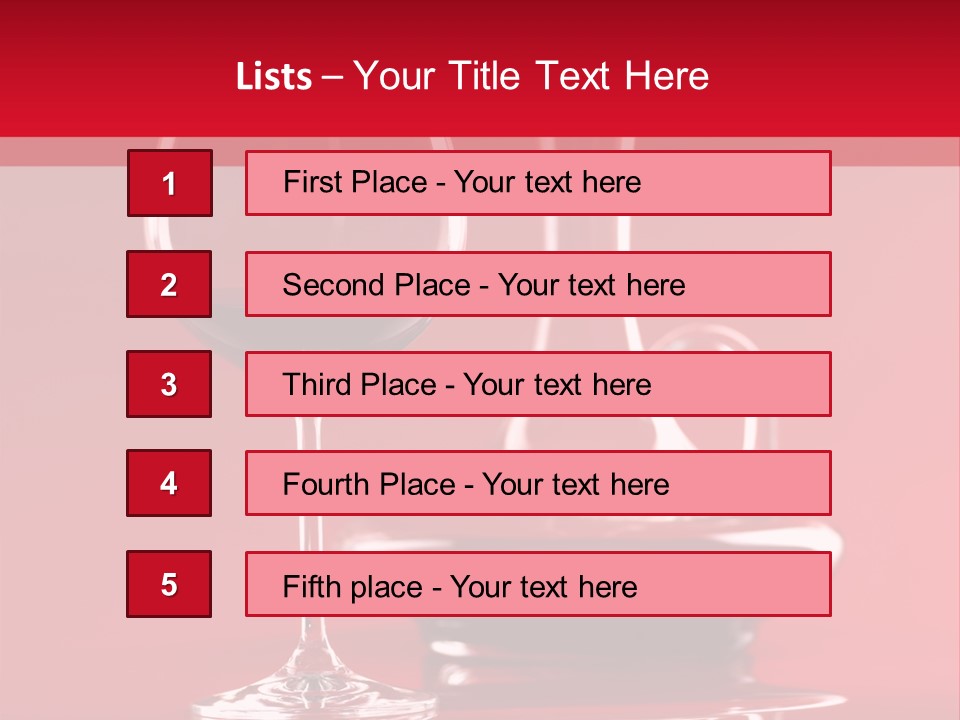 Standing Bottle Contrast PowerPoint Template