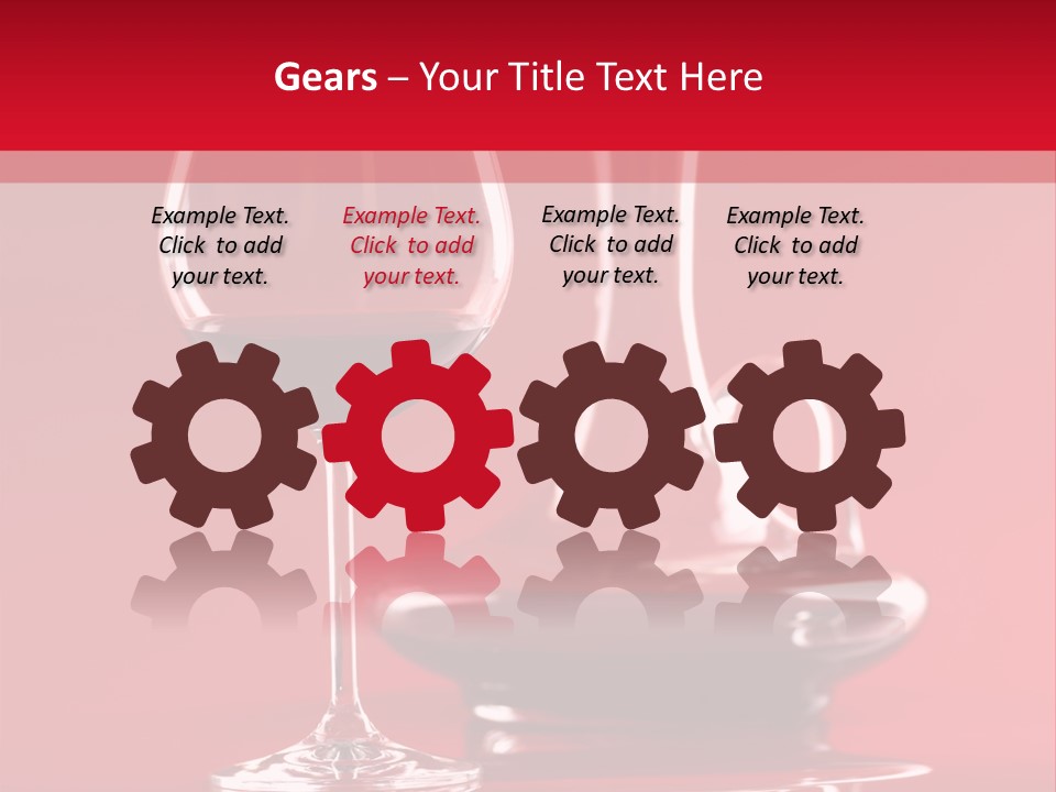 Standing Bottle Contrast PowerPoint Template