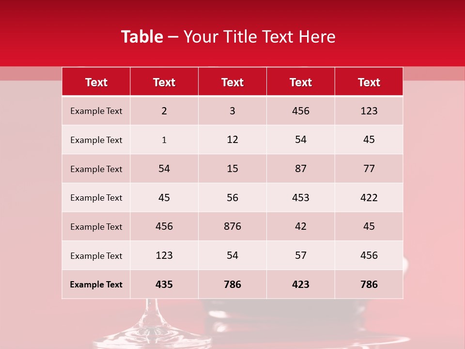 Standing Bottle Contrast PowerPoint Template