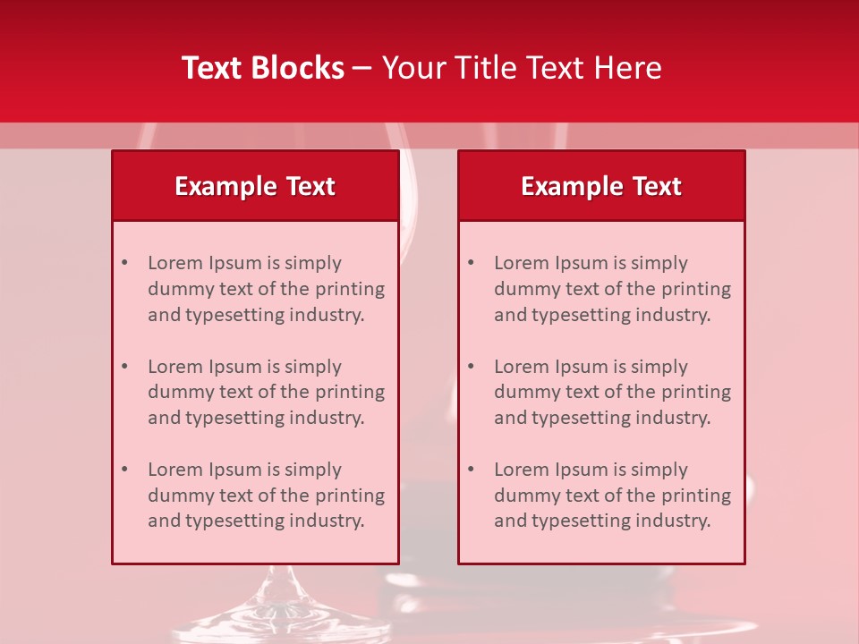 Standing Bottle Contrast PowerPoint Template