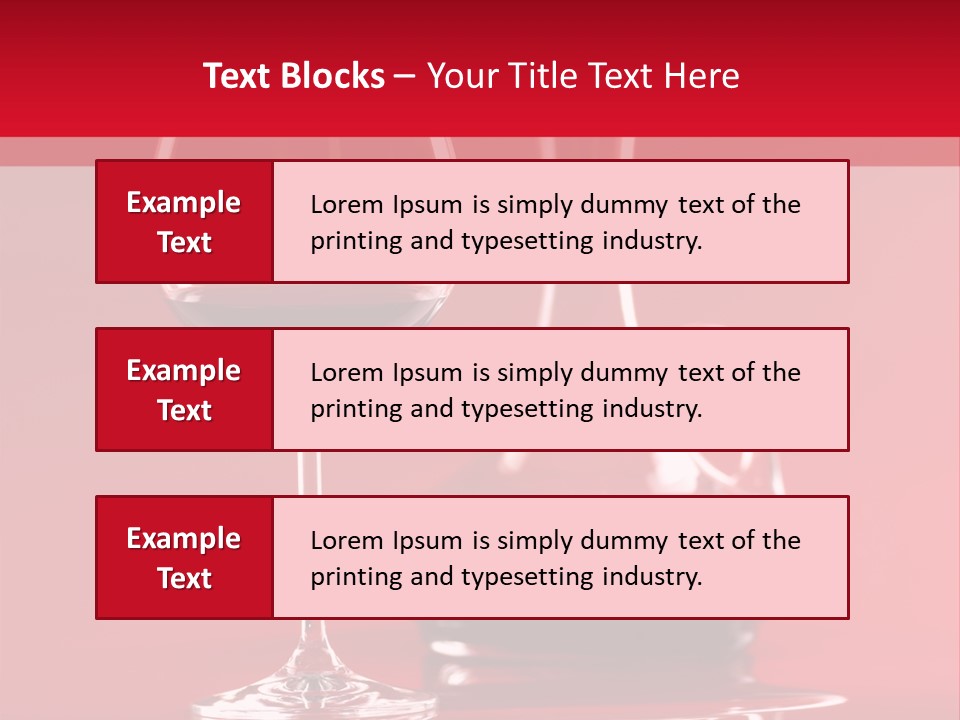 Standing Bottle Contrast PowerPoint Template