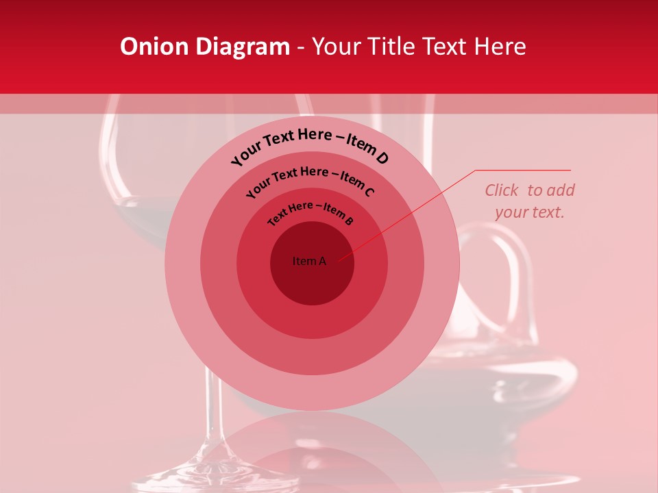 Standing Bottle Contrast PowerPoint Template