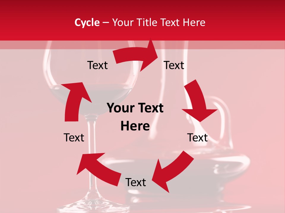 Standing Bottle Contrast PowerPoint Template