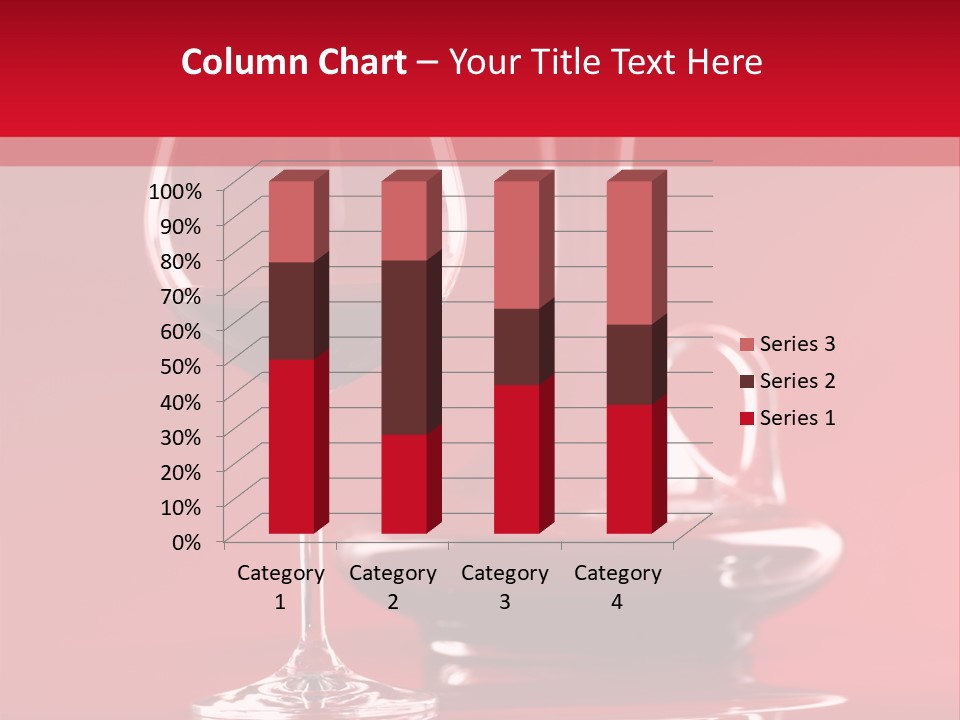 Standing Bottle Contrast PowerPoint Template