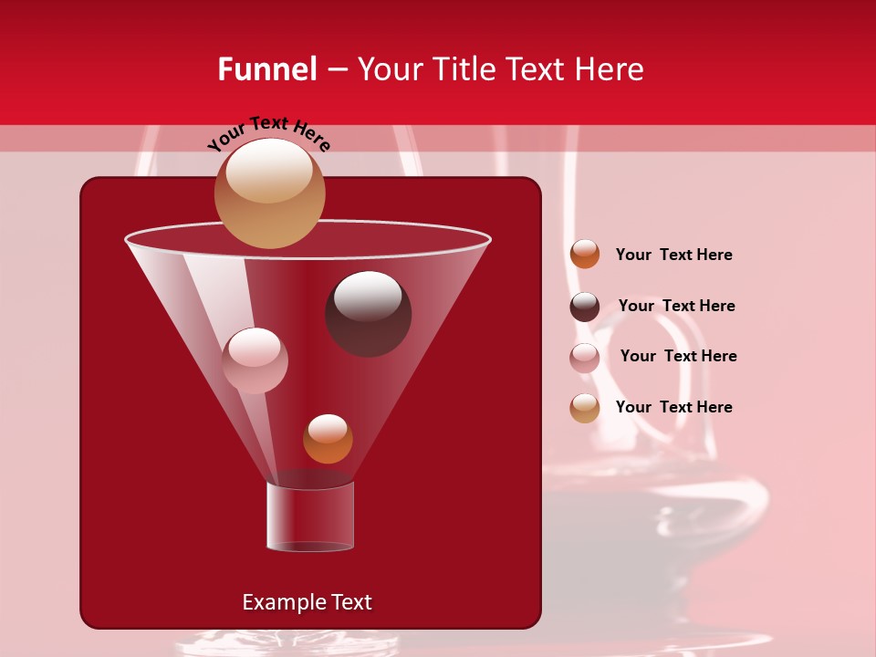 Standing Bottle Contrast PowerPoint Template