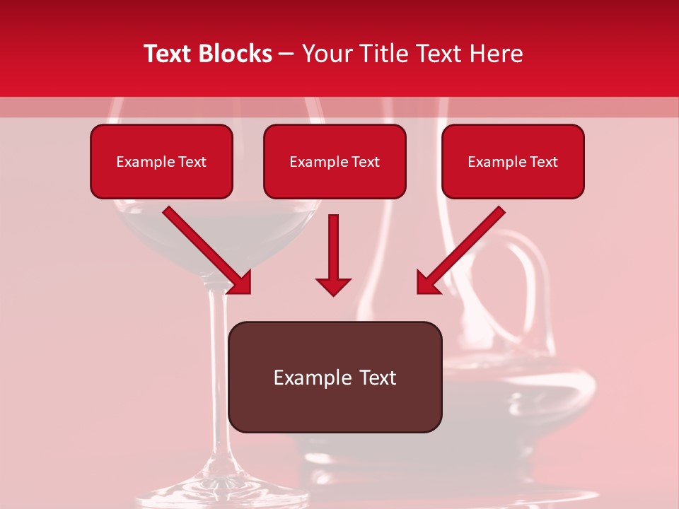 Standing Bottle Contrast PowerPoint Template