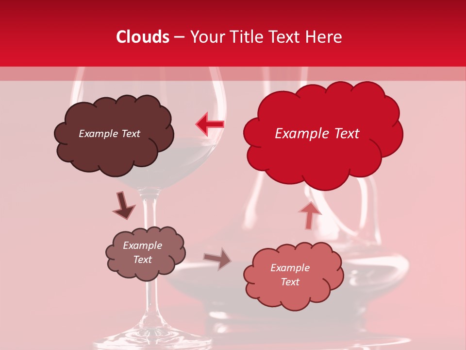 Standing Bottle Contrast PowerPoint Template