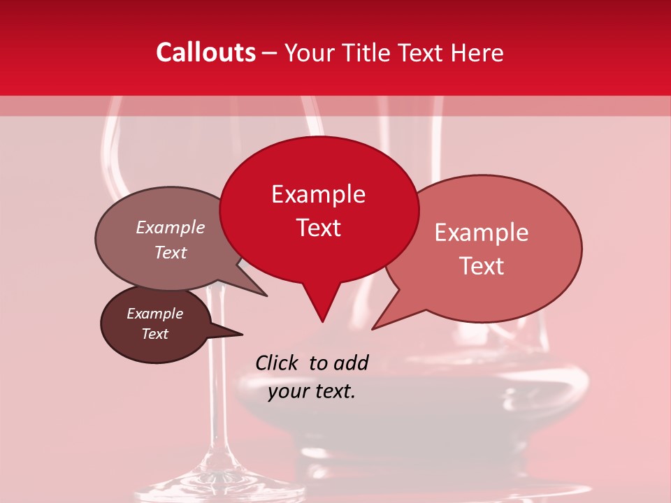 Standing Bottle Contrast PowerPoint Template