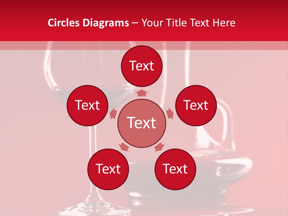 Standing Bottle Contrast PowerPoint Template