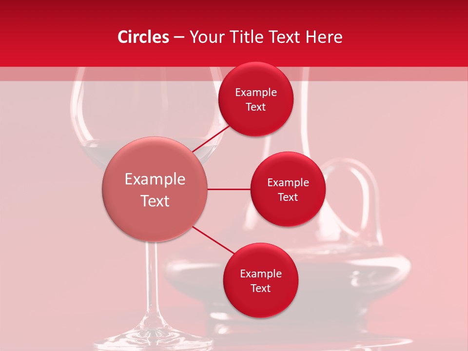 Standing Bottle Contrast PowerPoint Template