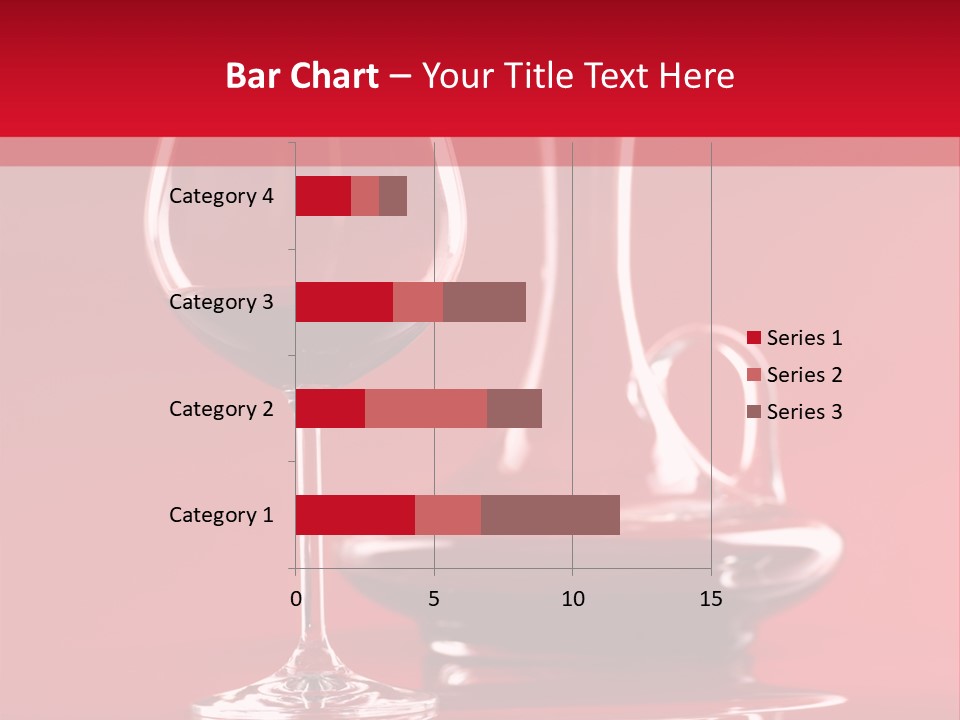 Standing Bottle Contrast PowerPoint Template
