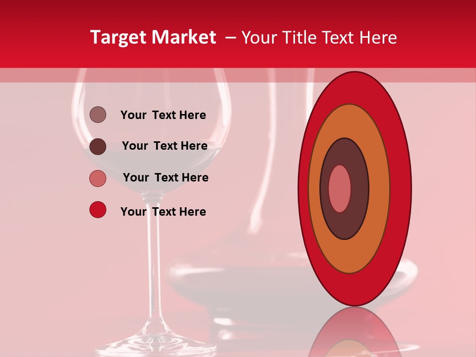 Standing Bottle Contrast PowerPoint Template