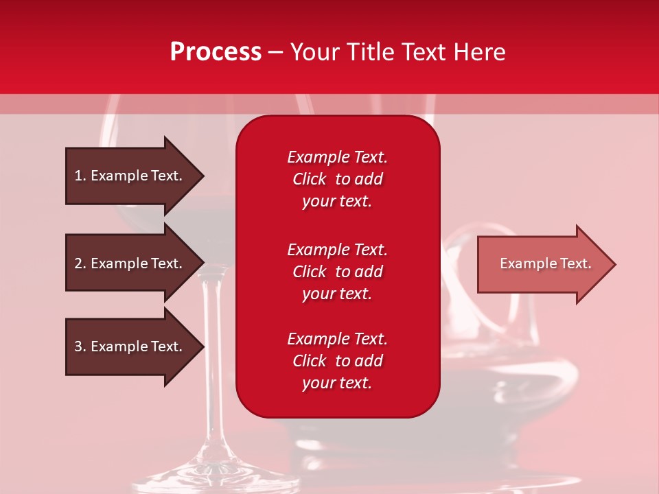 Standing Bottle Contrast PowerPoint Template