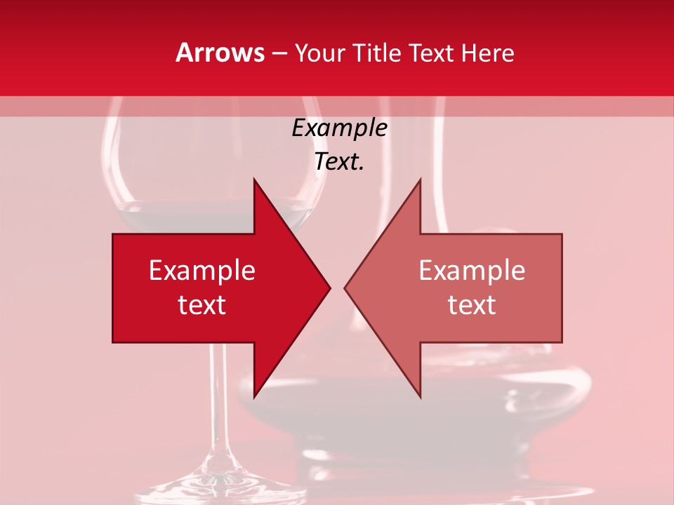 Standing Bottle Contrast PowerPoint Template