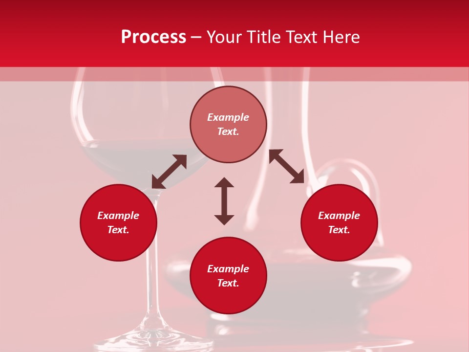 Standing Bottle Contrast PowerPoint Template