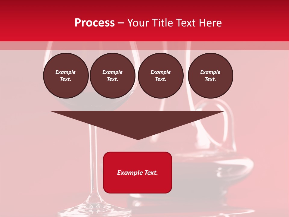 Standing Bottle Contrast PowerPoint Template