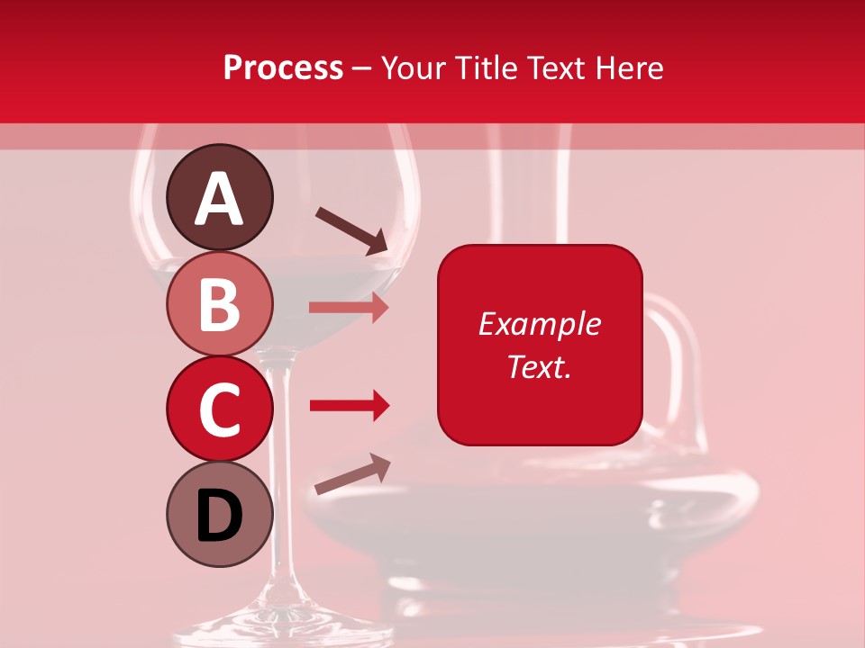 Standing Bottle Contrast PowerPoint Template