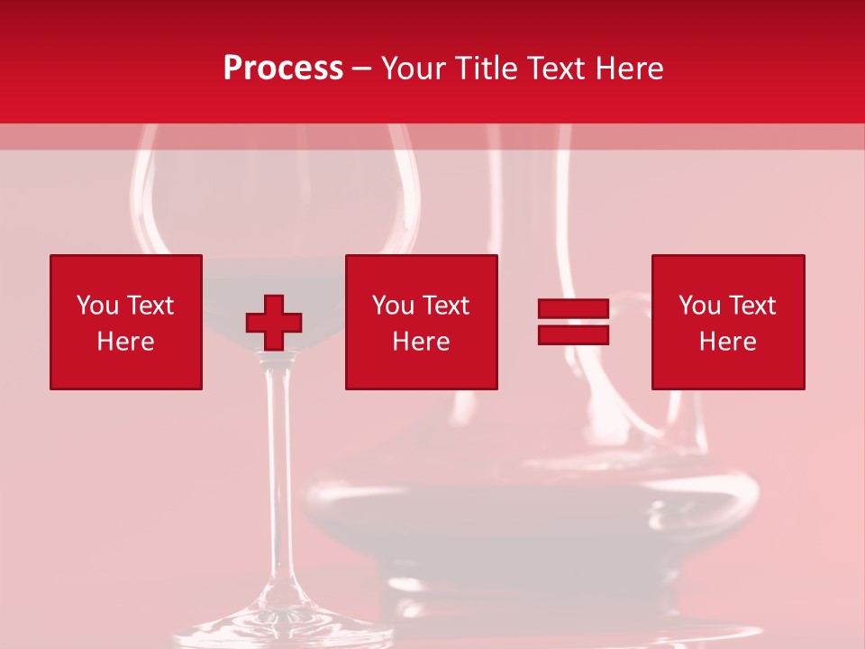 Standing Bottle Contrast PowerPoint Template