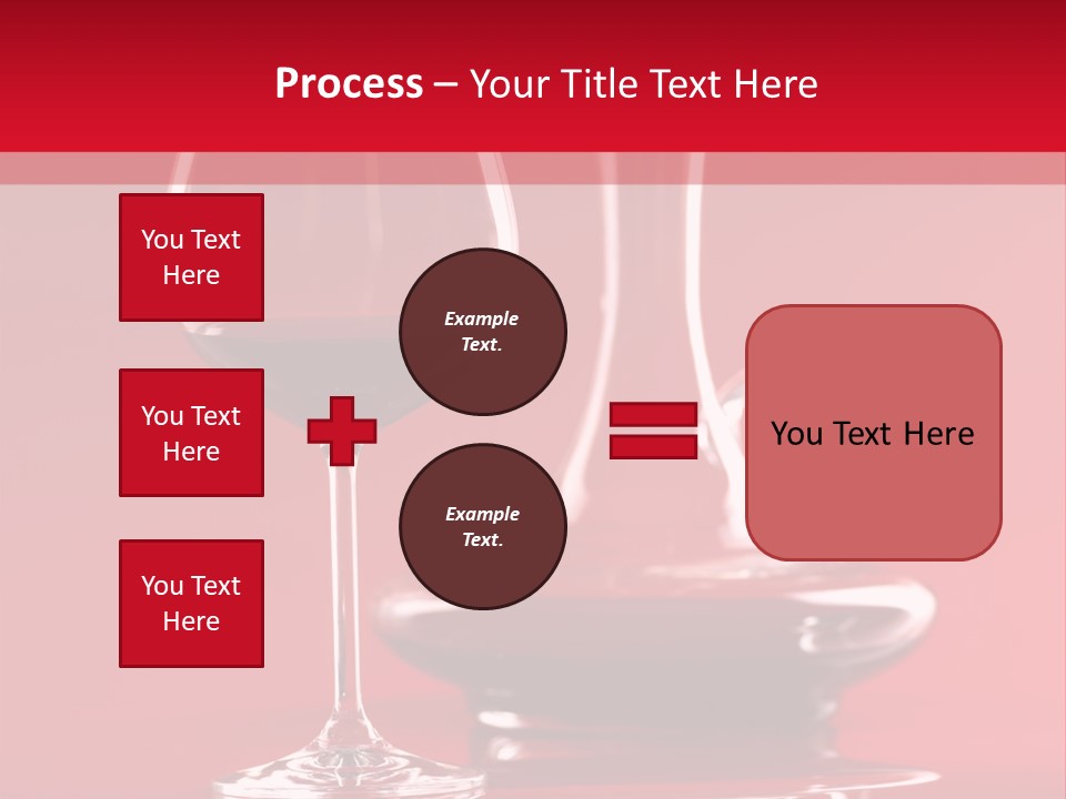 Standing Bottle Contrast PowerPoint Template