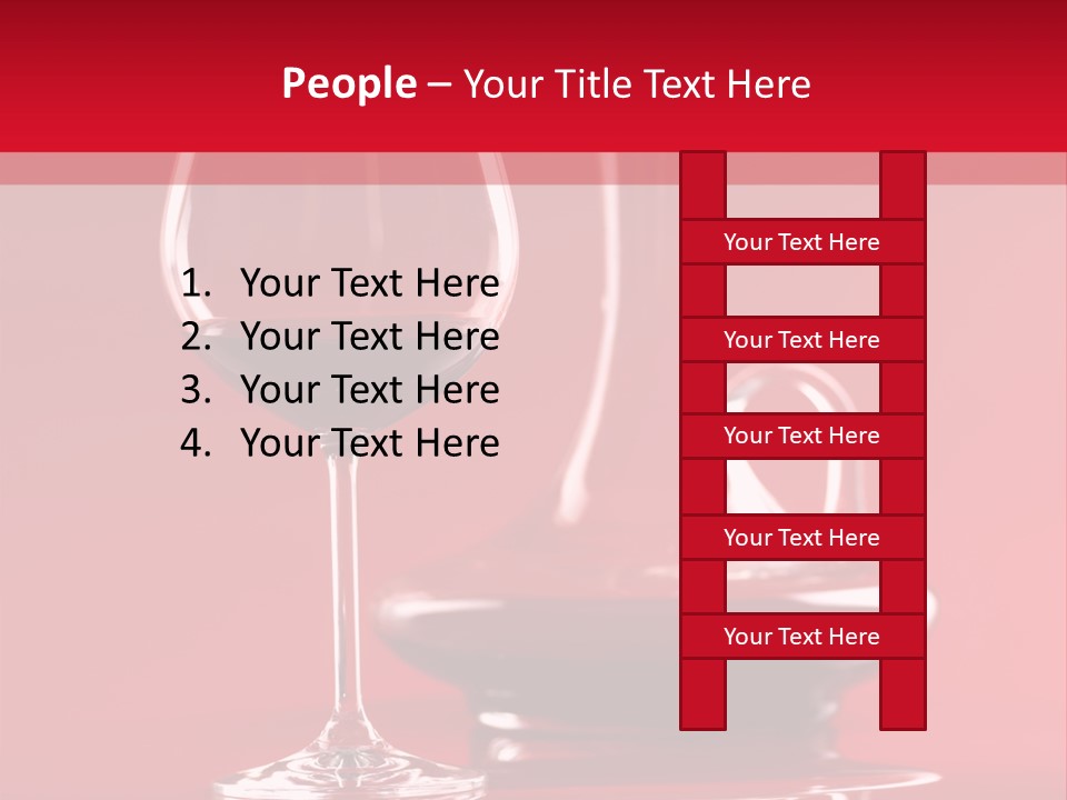Standing Bottle Contrast PowerPoint Template