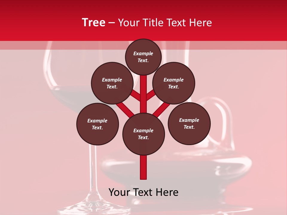 Standing Bottle Contrast PowerPoint Template