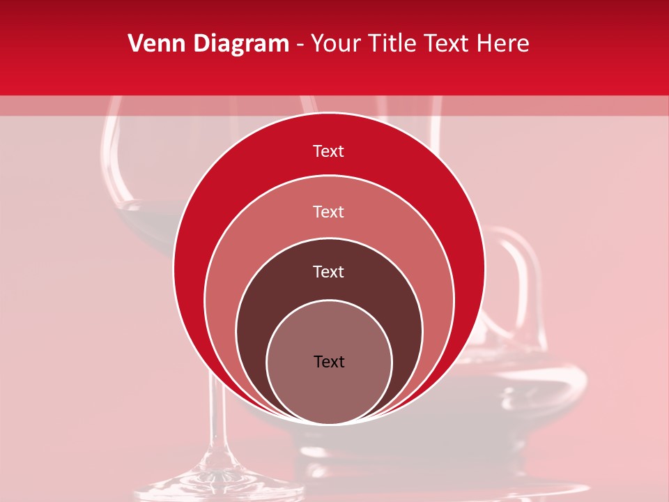 Standing Bottle Contrast PowerPoint Template