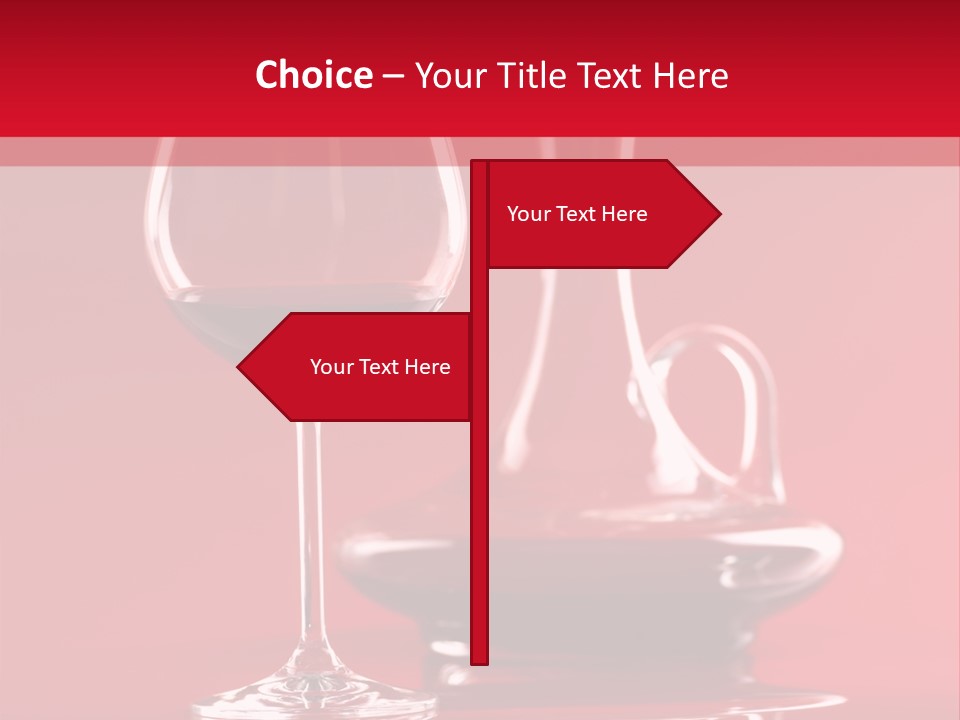 Standing Bottle Contrast PowerPoint Template