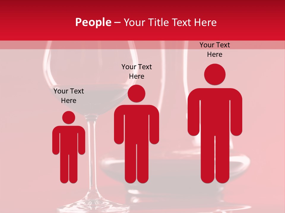 Standing Bottle Contrast PowerPoint Template