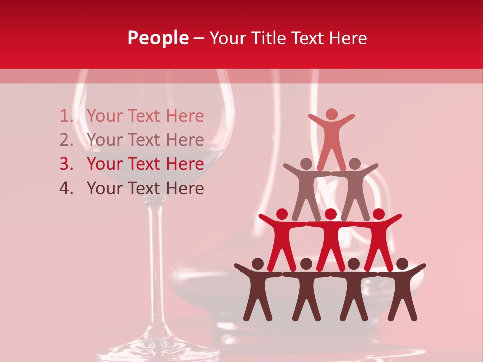 Standing Bottle Contrast PowerPoint Template