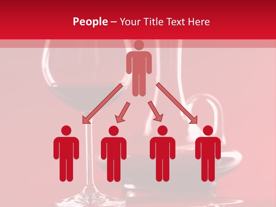 Standing Bottle Contrast PowerPoint Template