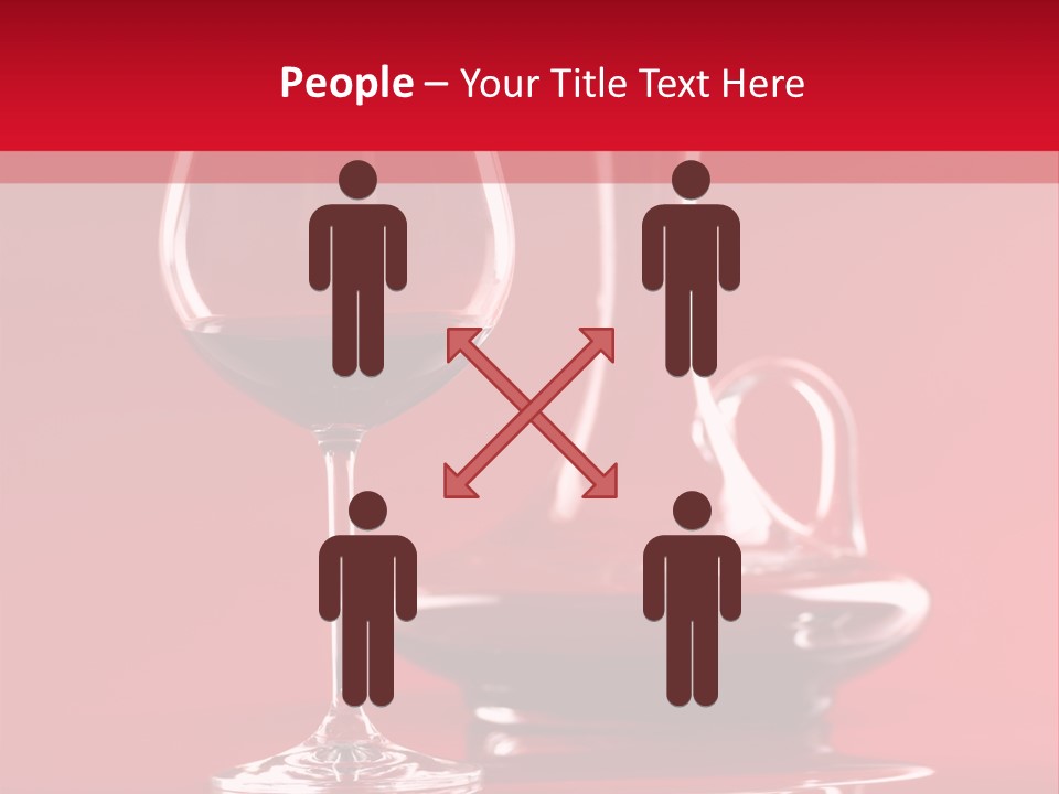 Standing Bottle Contrast PowerPoint Template