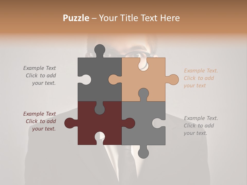 Nerd Glasses Amazement PowerPoint Template