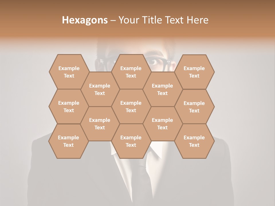 Nerd Glasses Amazement PowerPoint Template