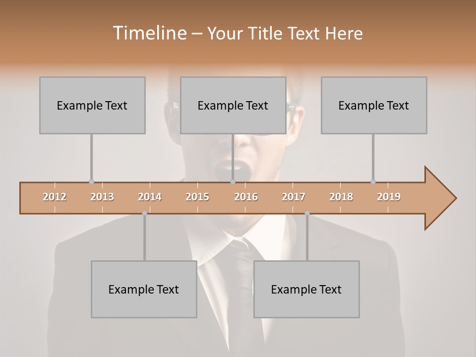 Nerd Glasses Amazement PowerPoint Template