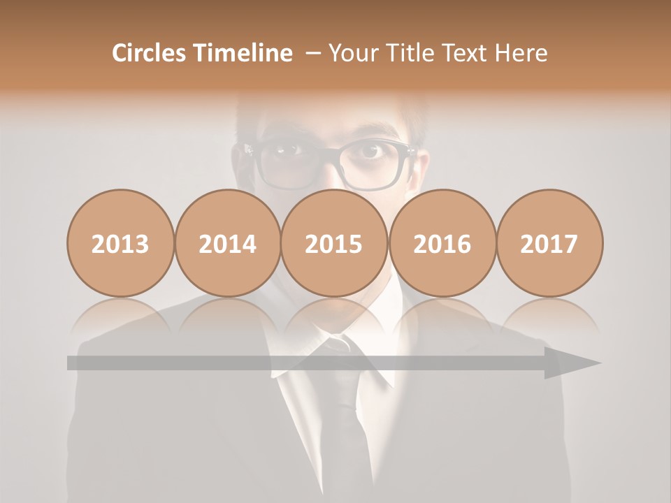 Nerd Glasses Amazement PowerPoint Template