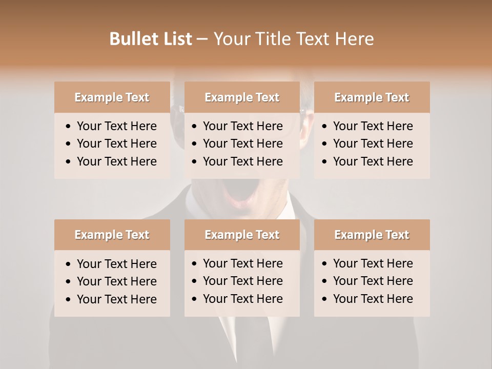 Nerd Glasses Amazement PowerPoint Template