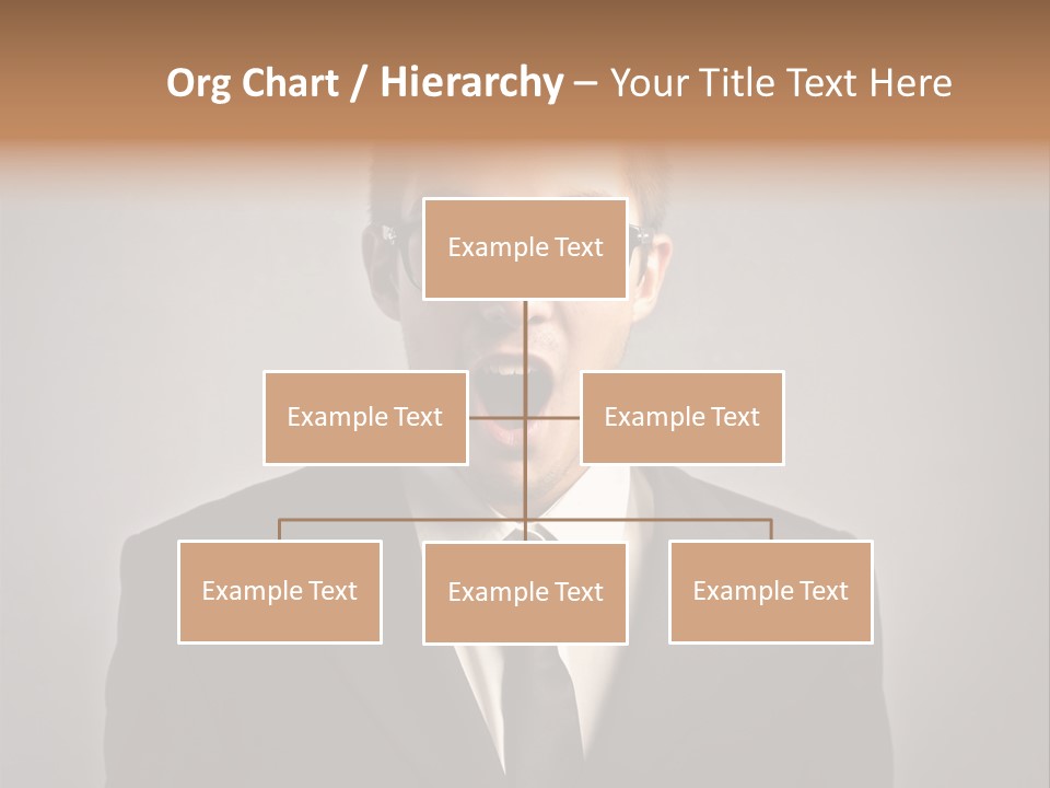 Nerd Glasses Amazement PowerPoint Template