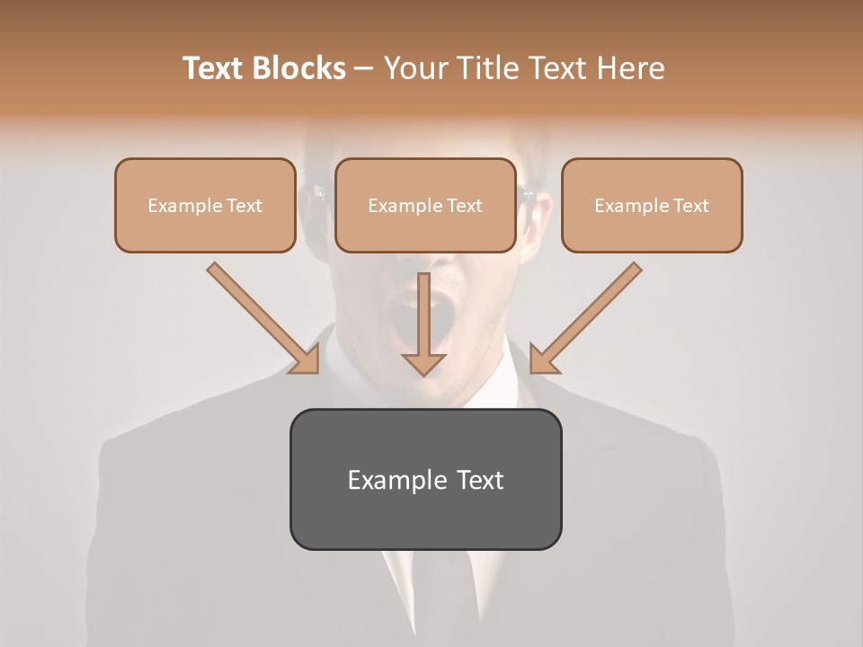 Nerd Glasses Amazement PowerPoint Template