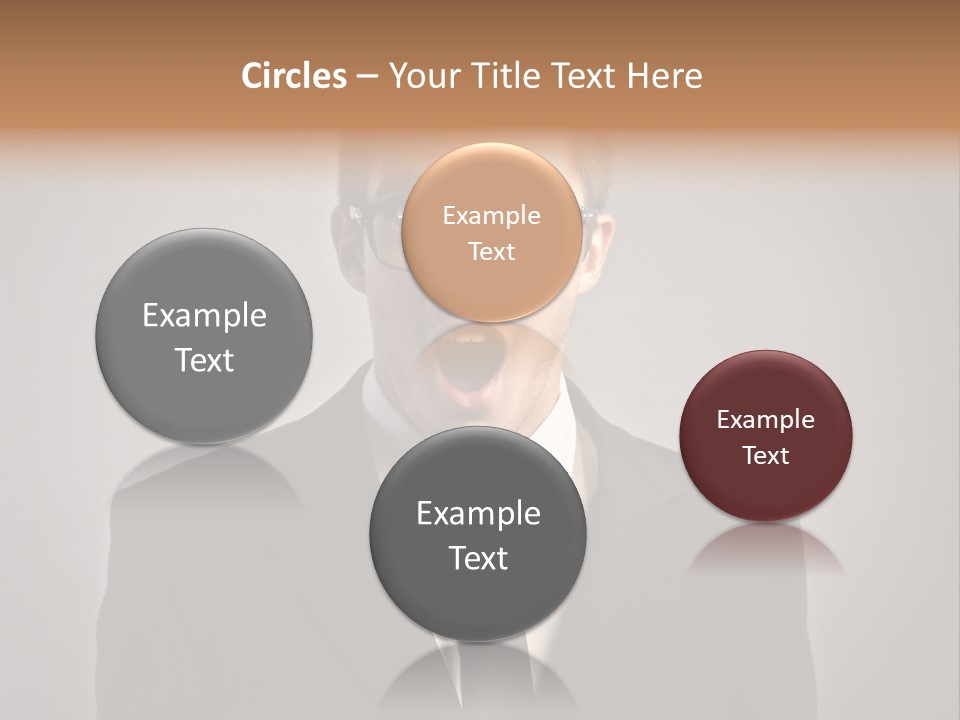 Nerd Glasses Amazement PowerPoint Template