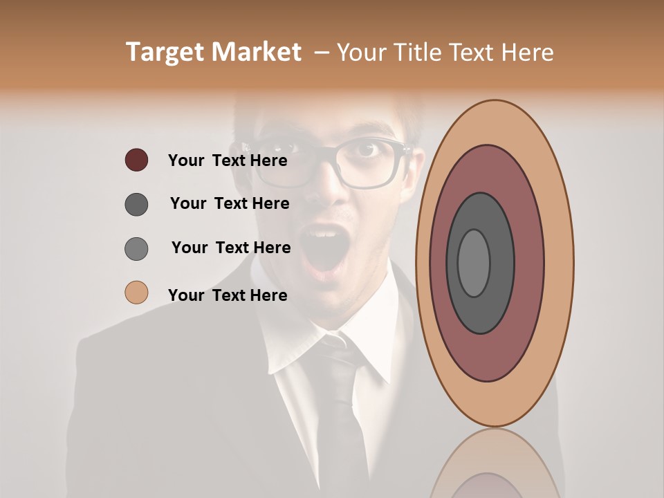 Nerd Glasses Amazement PowerPoint Template