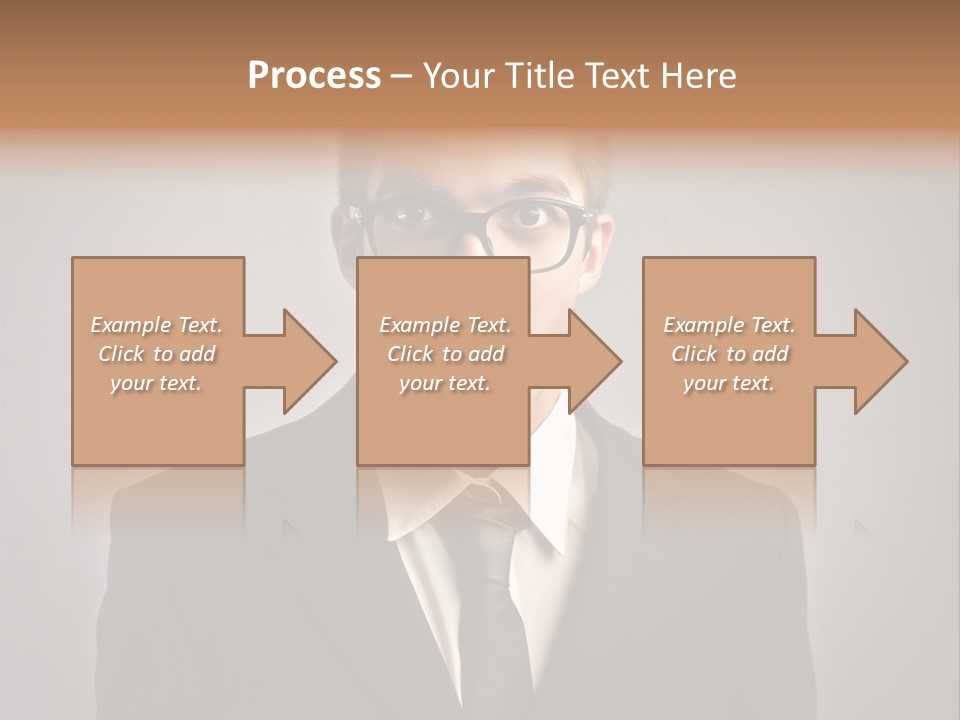 Nerd Glasses Amazement PowerPoint Template